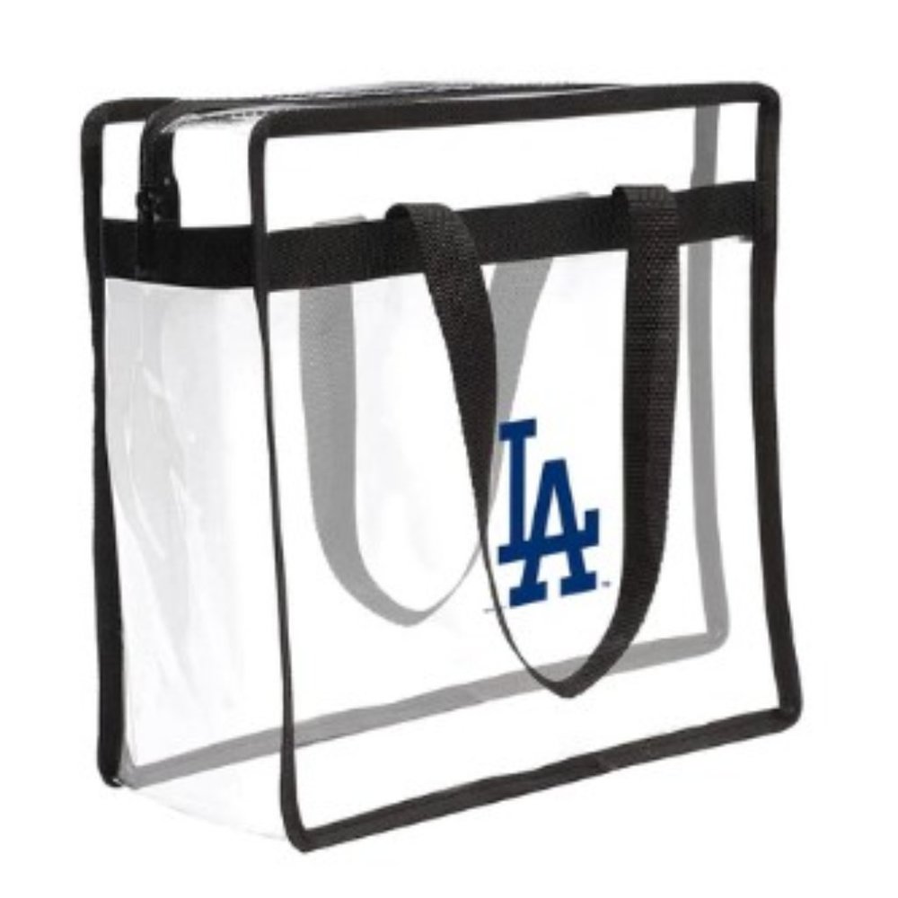 NEW Los Angeles Dodgers Tote Clear Stadium Bag